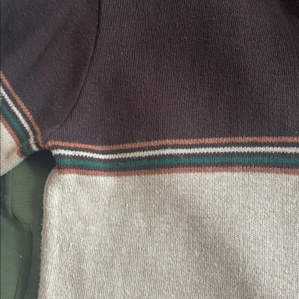 Vintage 70s Retro Eclectic Grandpa V-Neck Sweater